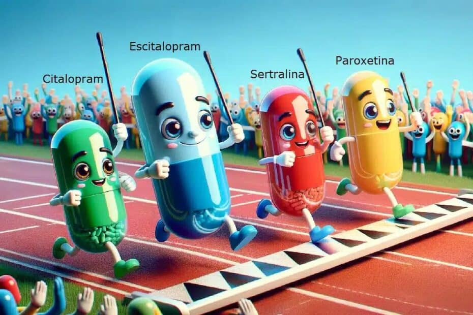 Escitalopram, Citalopram, Paroxetina, y Sertralina son los nuevos ISRS